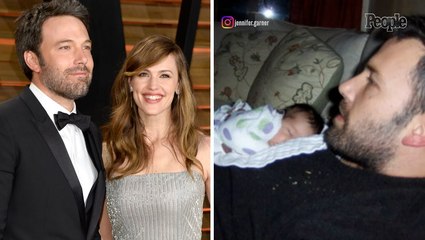 Jennifer Garner Celebrates Ben Affleck on Father’s Day with Throwback Photo of Him Cuddling 1 of Their Kids