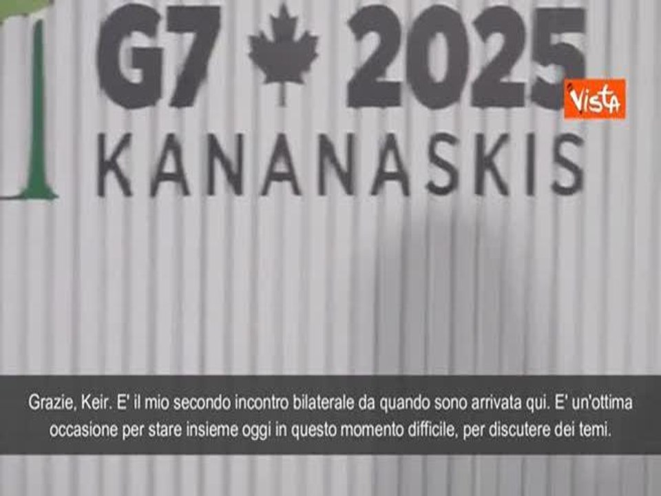 Meloni: "Lieta della cooperazione tra Italia e Regno Unito sull'immigrazione"