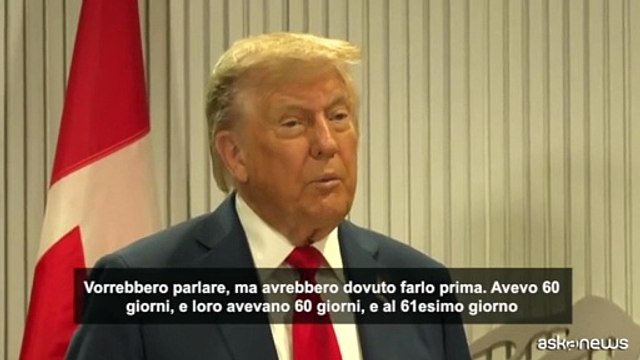 Trump: L'Iran non sta vincendo contro Israele, riprenda i negoziati