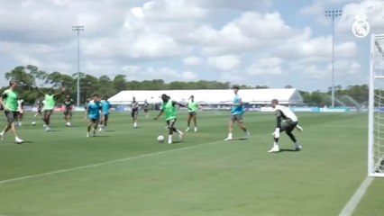 El Real Madrid continúa preparando en Florida el partido contra el Al Hilal