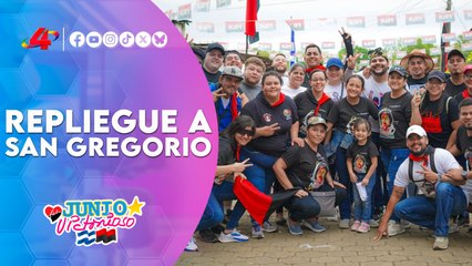 Diriamba conmemora con orgullo 46 años del heroico Repliegue a San Gregorio 🔴⚫