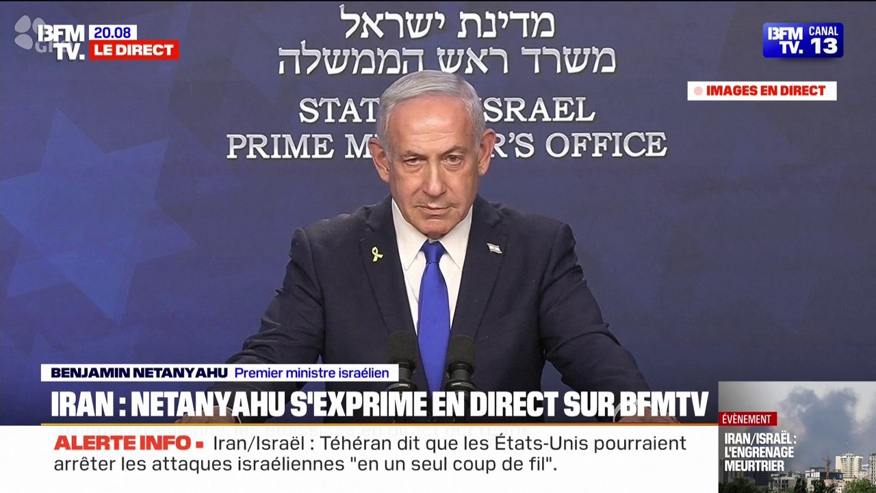 Iran-Israël: "Nous changeons la face du Proche-Orient", déclare Benyamin Netanyahou