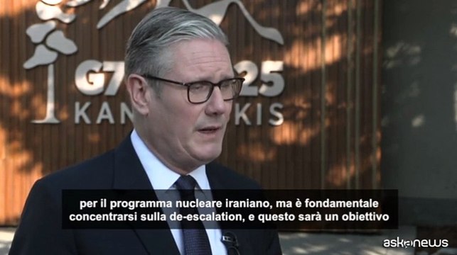 Starmer: la de-escalation tra Israele e Iran il fulcro del G7