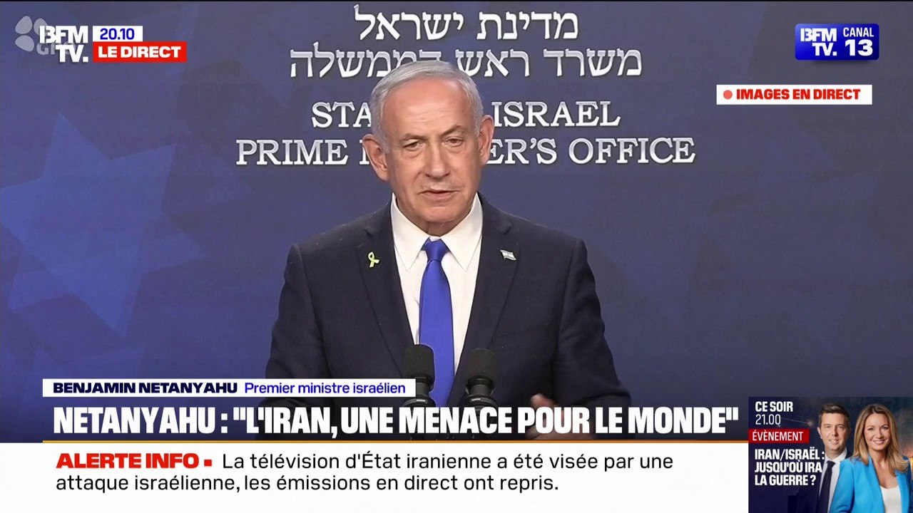 Conflit Iran-Israël: "J’ai un contact continu avec les États-Unis", annonce Benyamin Netanyahou
