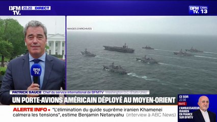 Un porte-avion américain se dirige vers le Moyen-Orient