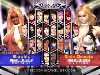 Rumble Roses: Face & Heel Characters online multiplayer - ps2