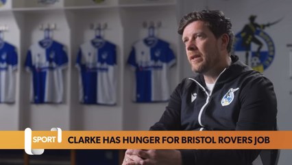 Darrell Clarke expresses hunger for success at Bristol Rovers