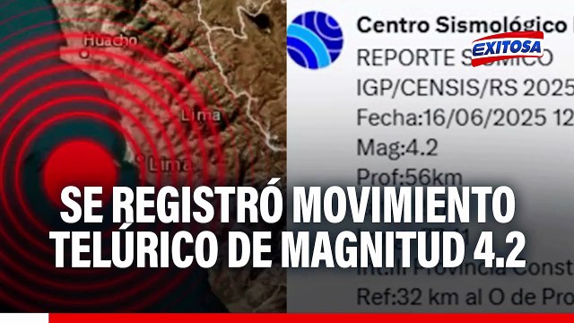 Nuevo sismo de magnitud 4.2 remece Lima: Conoce AQUÍ el epicentro y hora exacta del temblor sentido HOY