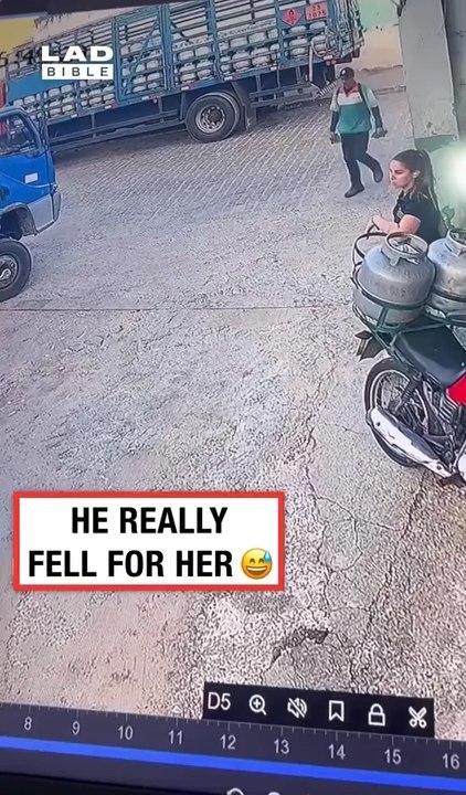Not as smooth as he would’ve liked 💀⁠⁠🎥: BViral