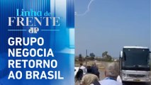 Comitiva brasileira sai de Israel e chega à Jordânia | LINHA DE FRENTE