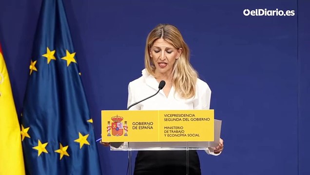 Yolanda Díaz exige el fin de los bloqueos del PSOE a las medidas de Sumar: Necesitamos una legislatura limpia y social