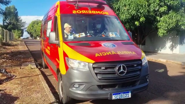 Bombeiros atendem vítima que foi atacada por cachorro no Parque dos Ipês