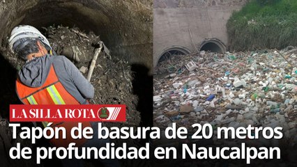 Conagua retira 700 toneladas de basura de presa en Naucalpan