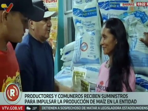 Entregan insumos agrícolas a productores y comuneros del estado Barinas