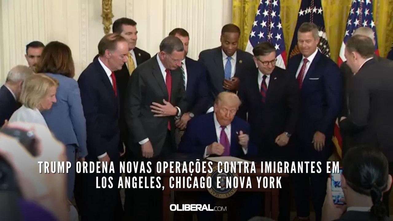 Trump ordena novas operações contra imigrantes em Los Angeles, Chicago e Nova York