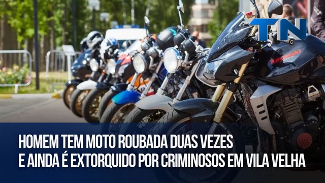 Homem tem moto roubada duas vezes e ainda é extorquido por criminosos em Vila Velha