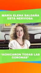 María Elena Saldaña está emocionada y nerviosa por nuevo proyecto donde sustituirá a Susana Zabaleta