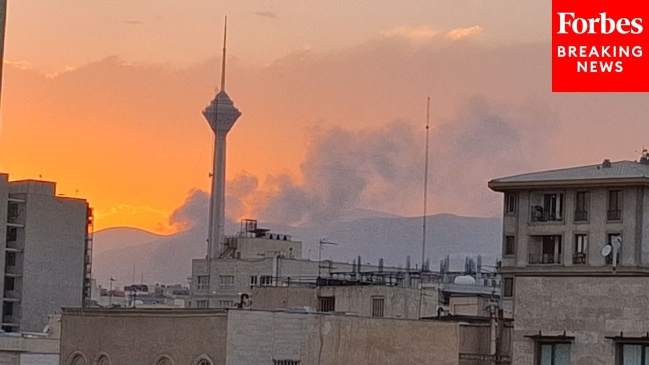 Israeli Strikes Hit Iranian State TV Building During  Iranian State