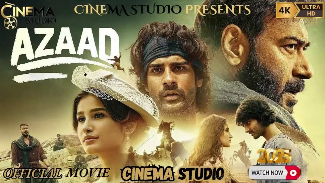 Azaad (2025) | Full Movie | Ajay Devgn | Aaman Devgan | Hindi Period Drama | Urdu/Hindi Dubbed | Watch Now on Cinema Studio! | #cinemastudio #Azaad2025 #AjayDevgn #AamanDevgan #HistoricalDrama #HorseStory #FreedomStruggle #UrduDubbed #2025Movies