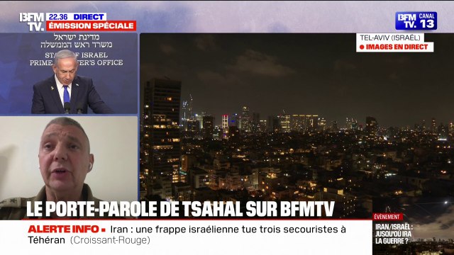 L’Iran a la volonté de menacer Israël, voire d’utiliser la bombe atomique , affirme le porte-parole de l’armée israélienne