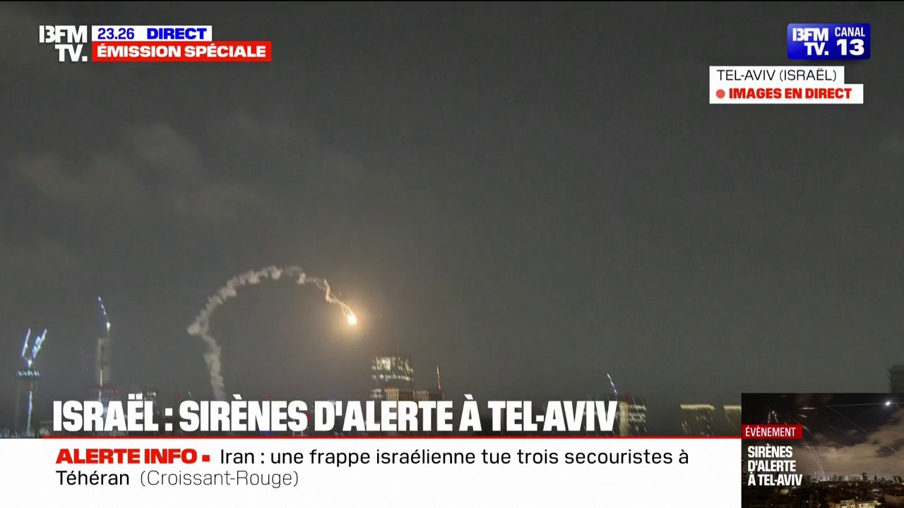 Israël: les sirènes d’alerte retentissent à Tel-Aviv