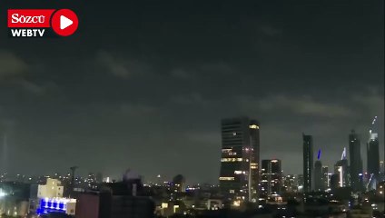 İsrail savunma sistemi arızalandı. Füzeler şehre düştü
