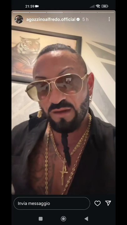 agozzino Alfredo con il piccolo lucky