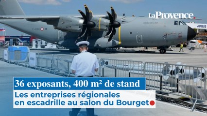 36 exposants, 400 m² de stand les entreprises régionales  en escadrille au salon du Bourget