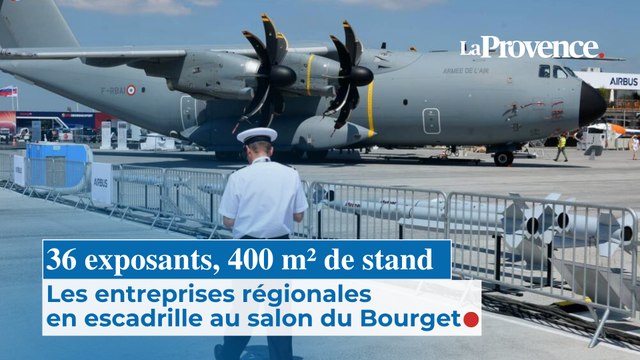 36 exposants, 400 m² de stand les entreprises régionales en escadrille au salon du Bourget