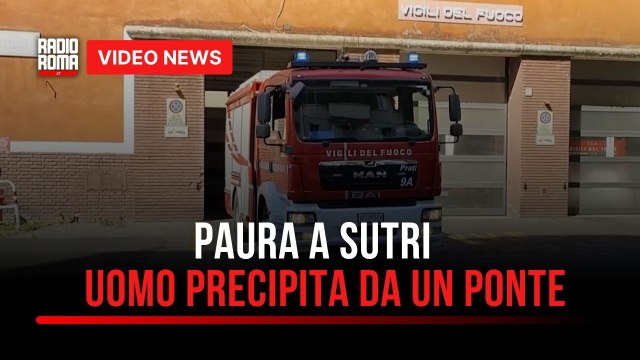 Cade in dirupo sotto a un ponte, 51enne salvato dai VVF a Sutri