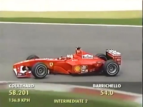 F1 – Rubens Barrichello (Ferrari V10) lap in qualifying – Malaysia 2000