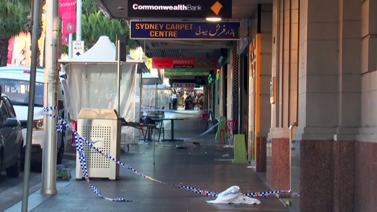 Three people shot near Western Sydney train station on Monday