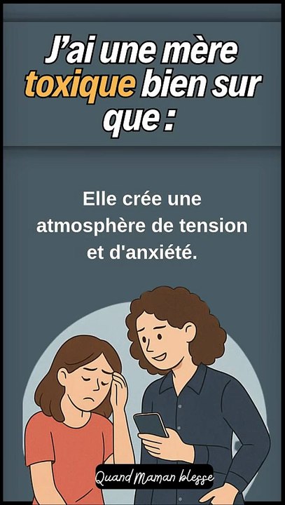 Que faire si ma mère toxique n'écoute jamais ce que je dis ?