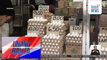 Presyo ng manok at itlog sa Marikina Public Market, tumaas dahil sa mataas na demand | Unang Balita