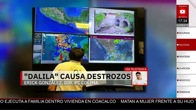 ¿Qué afectaciones dejó el paso de la tormenta tropical 'Dalila' en Colima?