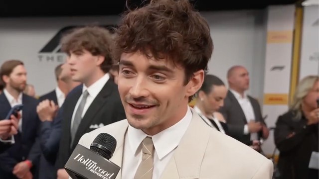 Charles Leclerc Talks Watching Brad Pitt & Damson Idris Film 'F1' While Racing | THR Video