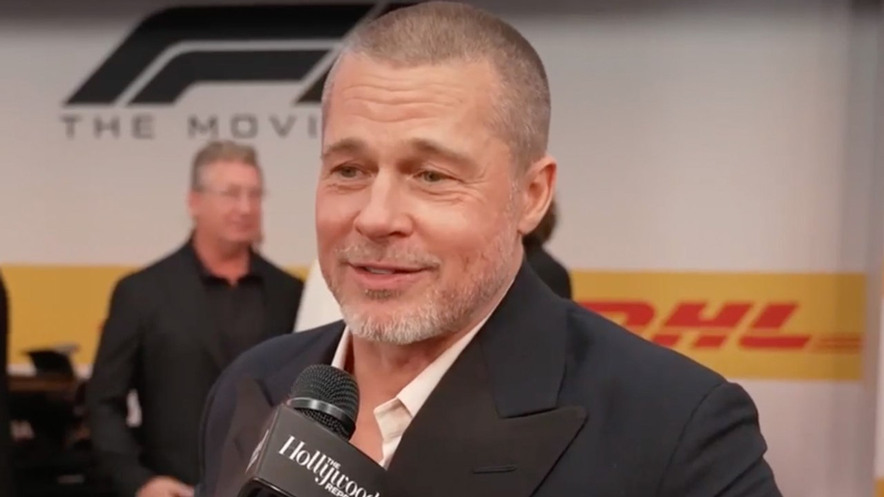 Brad Pitt Talks Getting Behind the Wheel in 'F1' and the Adrenaline He Felt While Filming | THR Video