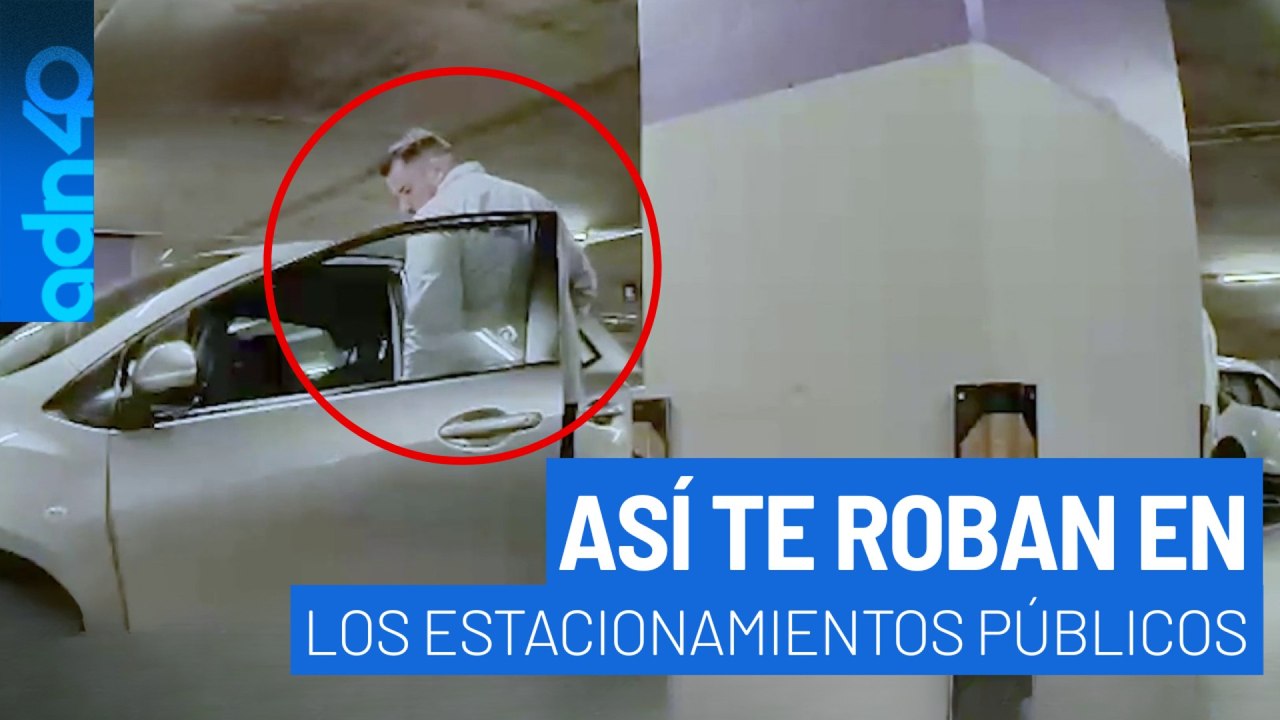 Así te roban en los estacionamientos públicos