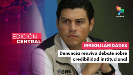 Consejero del CNE denuncia polémico sistema de resultados electorales