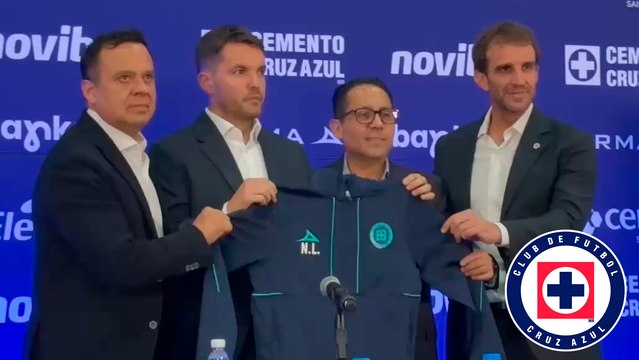 Nicolás Larcamón es oficialmente presentado como nuevo entrenador de Cruz Azul