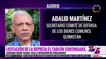 Gerente de la ENEE reitera que la Represa de El Tabló no tiene reversa; hay 20 empresas interesadas