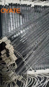 380mm 400v 2500w 3000w Quartz halogen heat lamp VK15 eco lamps for PET blowing machine Halogen IR 3000W 400V VK15