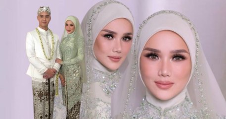 Kebaya & Bulu Mata Lentik MULAN JAMEELA Jadi Sorotan Pada Majlis Pernikahan Al Ghazali & Alyssa Daguise