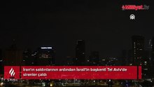 İran'ın saldırılarının ardından İsrail'in başkenti Tel Aviv'de sirenler çaldı
