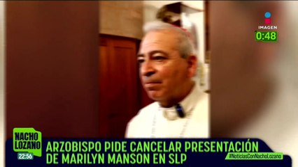 Arzobispo de SLP pidió al gobernador Ricardo Gallardo Cardona cancelar el concierto de #MarilynManson