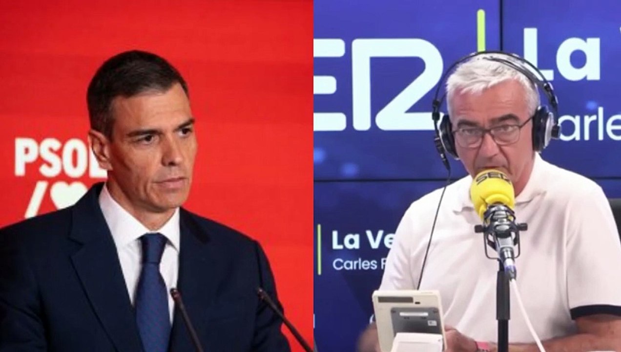 Carles Francino (SER) acude al rescate del enfangado Pedro Sánchez al grito de que "viene la ultraderecha"