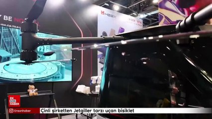 Çinli şirketten Jetgiller tarzı uçan bisiklet: Skyrider X6 tanıtıldı