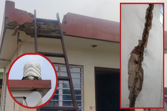 अलवर में सुबह बारिश के साथ गिरी आकाशीय बिजली, पार्षद के मकान सहित दर्जनों घरों में भारी नुकसान