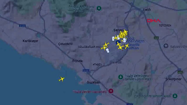 Sabiha Gökçen'e inen yolcu uçağına 'lazer' tacizi