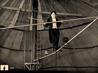 charlie Chaplin with mokey very funny  end